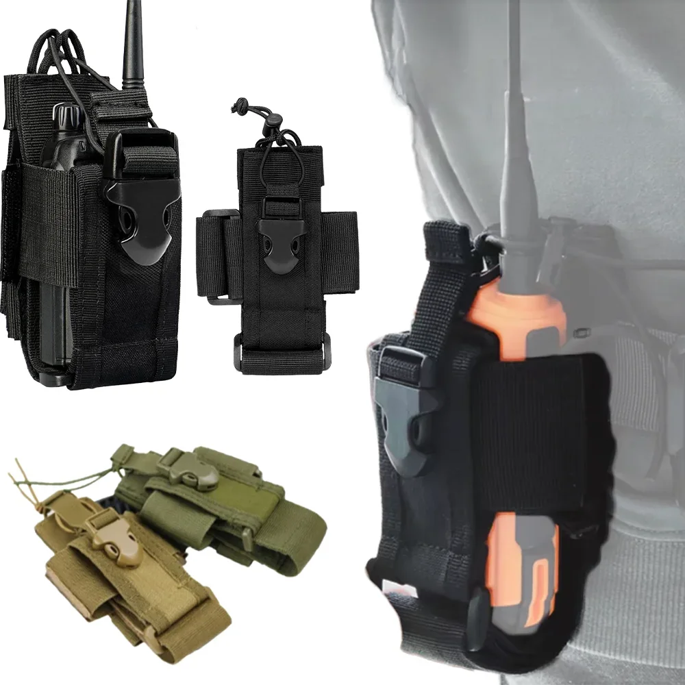 Tactical Walkie-talkie Package Outdoor Sports 600D Breathable Walkie-talkie Cover Stretchable Tactical Headsets Accessories