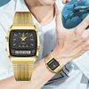 LIEBIG Luxury Gold Digital Quartz Watches Men Dual Display Time For Men Business Fashion Wristwatches Sports Waterproof Relojes