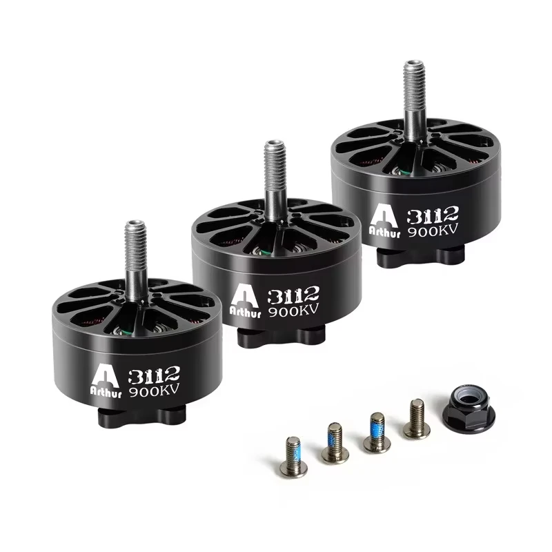 4pcs FLASHHOBBY A3112 3112 900KV 3-6S Brushless Motor for FPV Freestyle 10 inch Long Range Drones DIY Parts