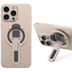 Grippopso 360° Rotating Silicone Phone Grip and Stand with Finger Ring (Gold)