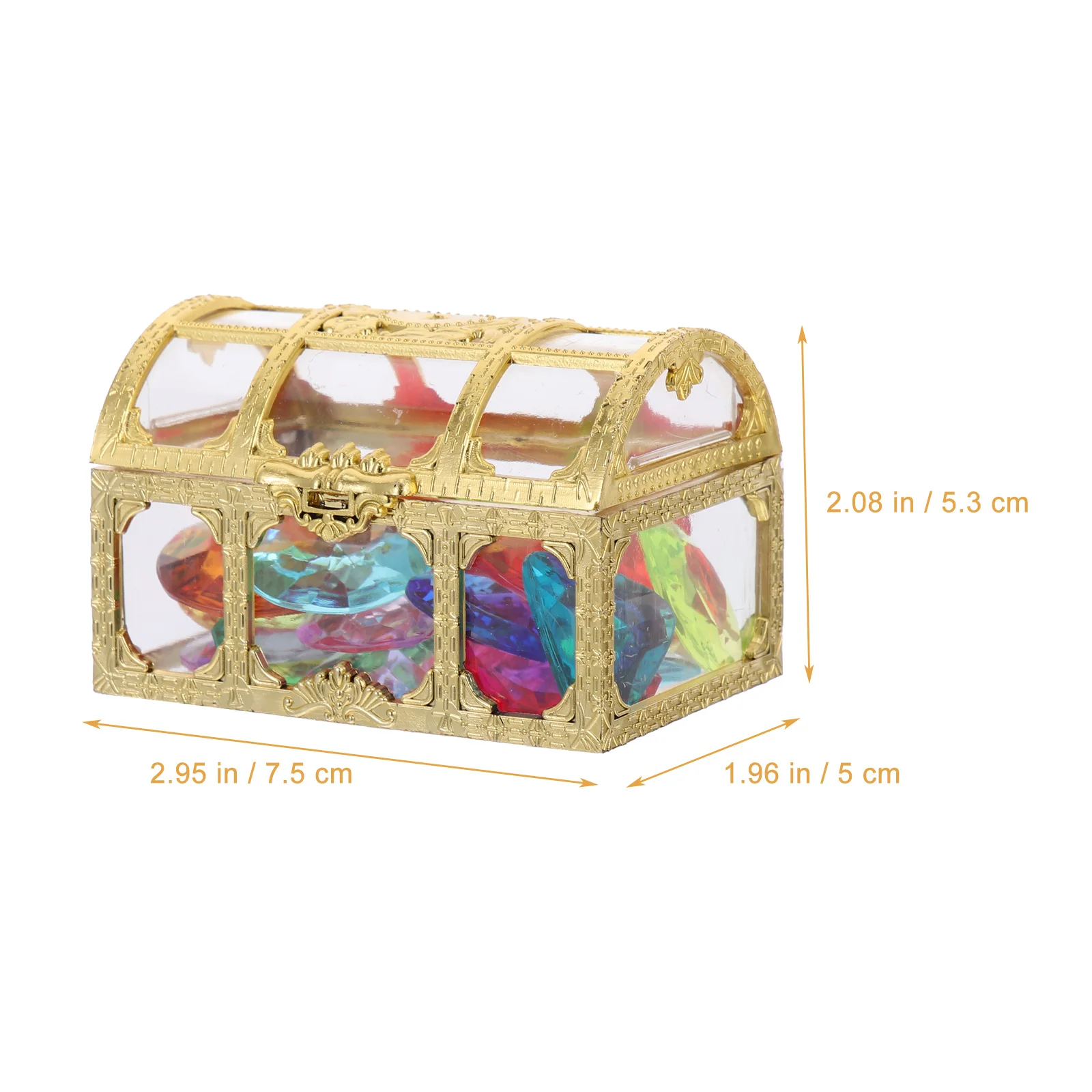 Treasure Pirate Pool Chests S Box Divingdiamond Swimming Kids Jewels Dive Diamonds Favors Party Set For