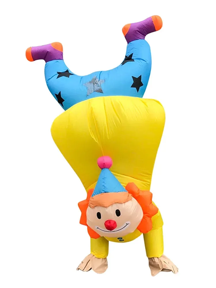 

Взрослые дети Динозавр клоун зайчик надувные костюмы Пурим Хэллоуин Аниме Косплей Костюм страшный талисман платье смешной костюм