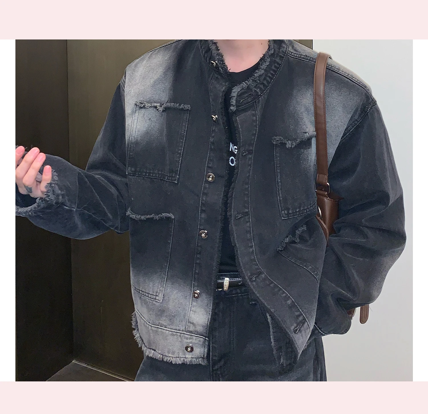 Korean Style Do Old Rough Edge Fashion Men's High Street