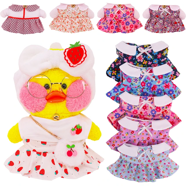 30cm Duck Clothes For Lalafanfan Duck Clothes Cute Plush Dolls Soft Animal  Dolls Children's Toys Birthday Children Gifts - AliExpress