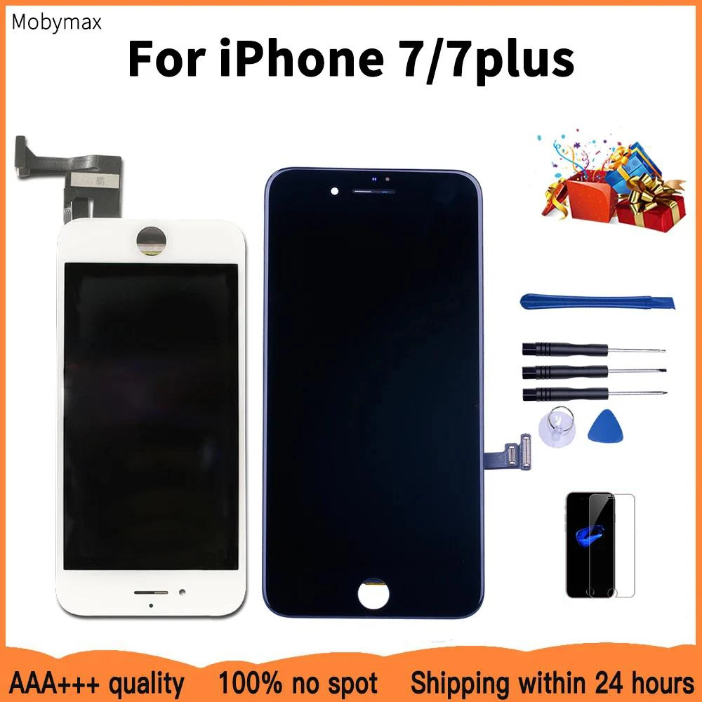 AAA+++ Quality For iPhone 7 LCD Display With 3D Force Touch Screen LCD Module Digitizer Assembly Replacement For iPhone 7 plus