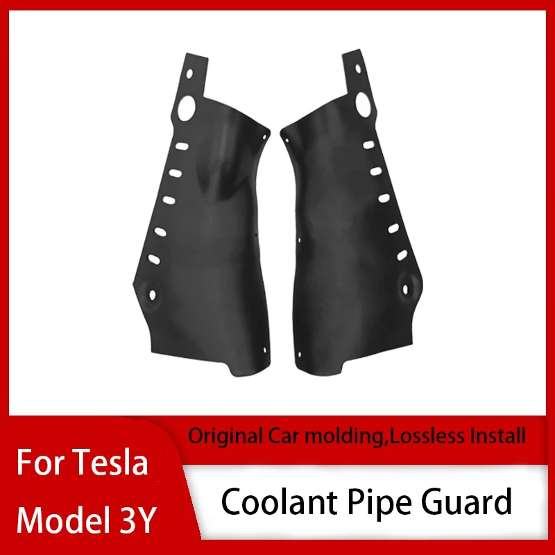 

For Tesla Model 3 Y 2018-2022 Coolant Pipe Lower Guard Plate Chassis Armor Battery Protection Plate Modification Accessories