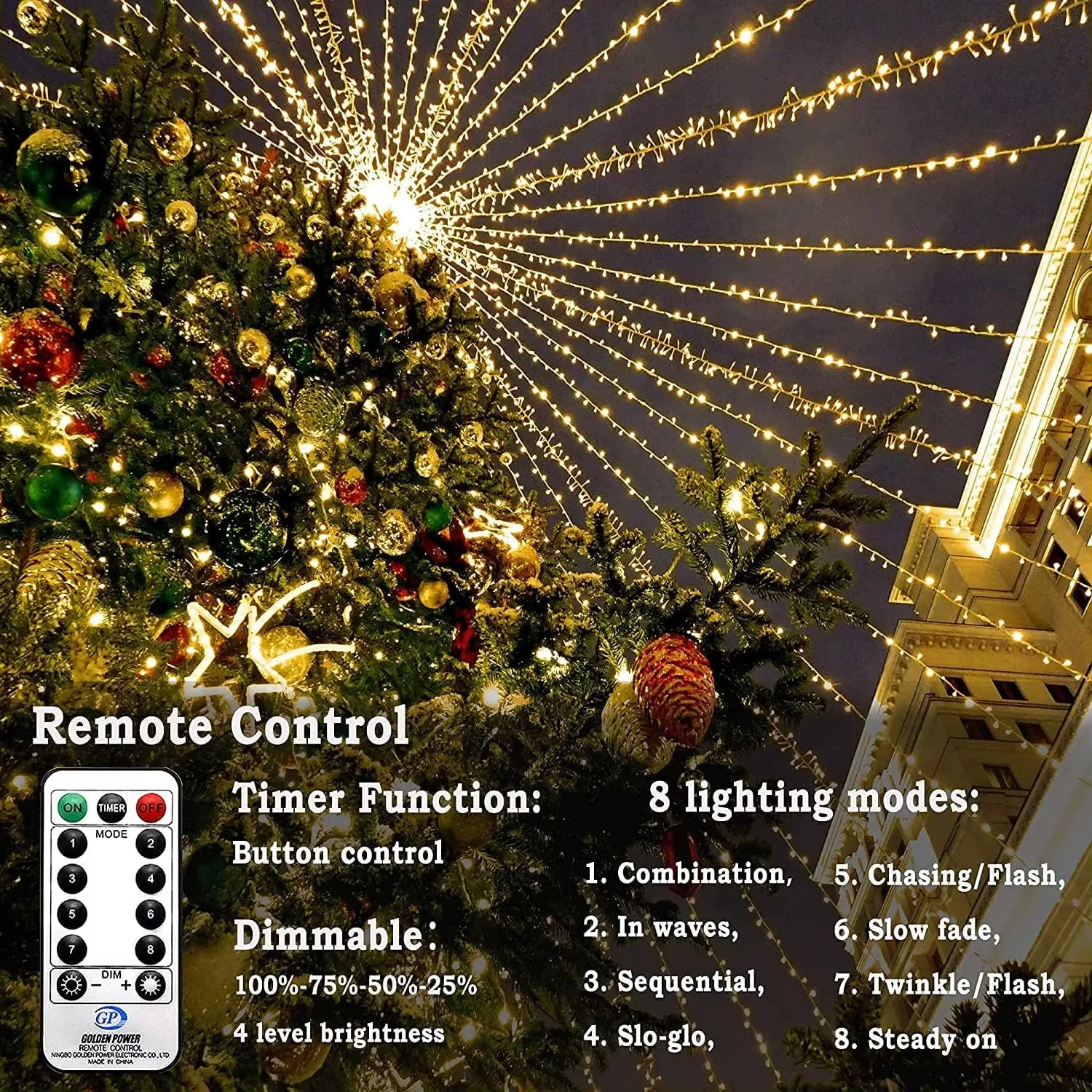 6M/10M USB LED Ball String Lights Waterproof With Remote Control Fairy Garland Lights for Outdoor Indoor Christmas Wedding Decor