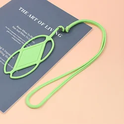 Silicone Cell Phone Lanyard Holder with Neck Strap and Key Rope (Green)