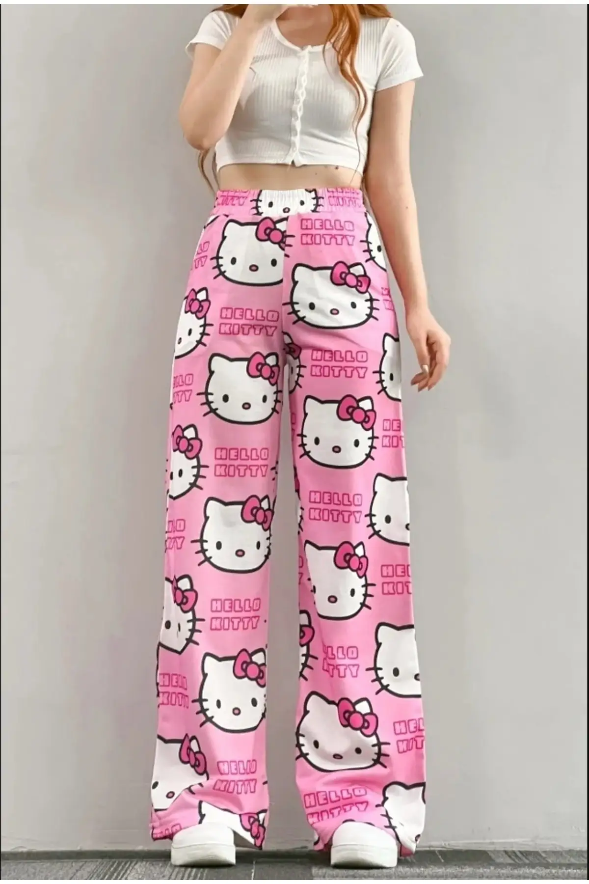 Пижама унисекс Pembe Siyah Desenli