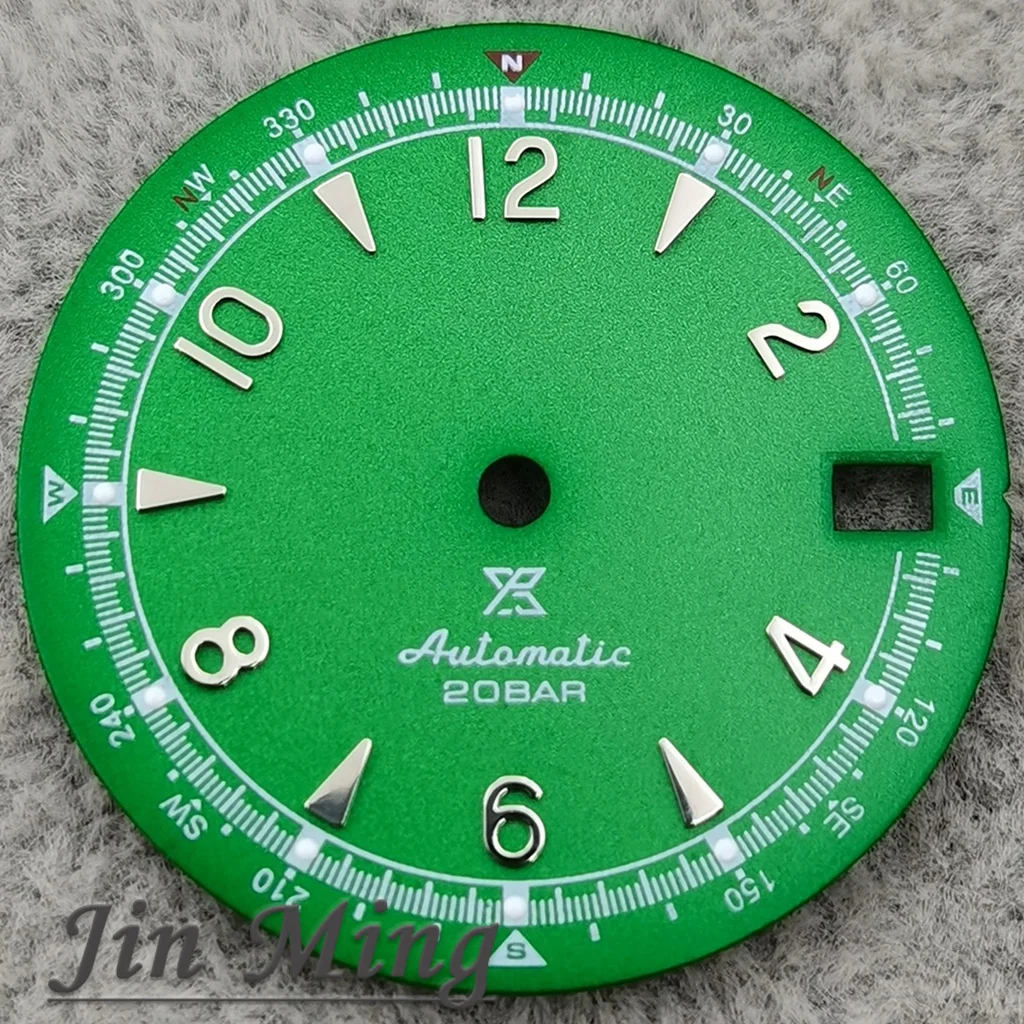Green Silver Dial