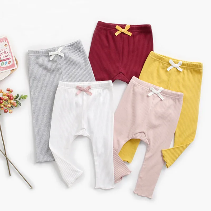 Lente Pasgeboren Baby Meisjes Broek Casual Leggings Mode Kids Pp Broek Voor Meisjes Zachte Peuter Baby Kinderen Lange Broek 2024