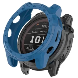 Clear Silicone Protective Bumper Shell for Smartwatches - Soft Case Cover (Dark Blue)
