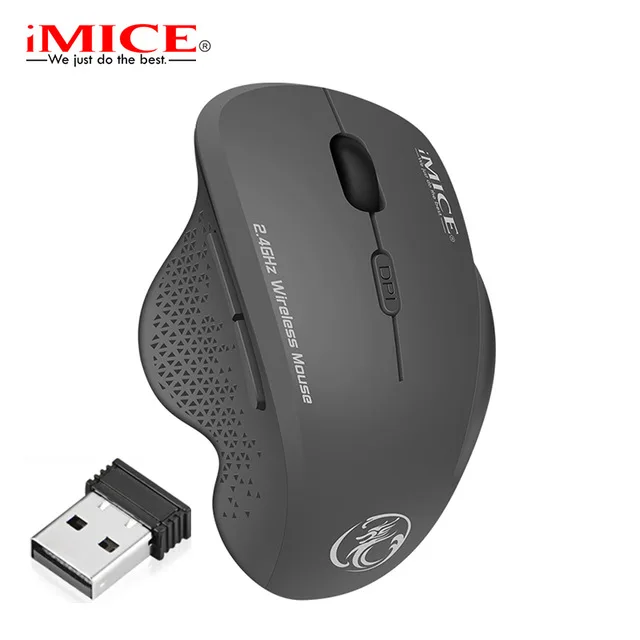 2.4G Wireless Mouse Computer Mouse Ergonomic Mouse Gaming 1600 DPI USB Optical Mause Gamer Pc Mice Wirelesss For Computer Laptop 