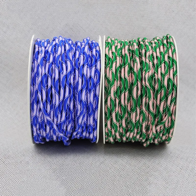3mm 5Y Elastic Rope Colored Round Elastic Band For Clothing Shoelace Backpack Twisted Cords Garment Sewing Accessories