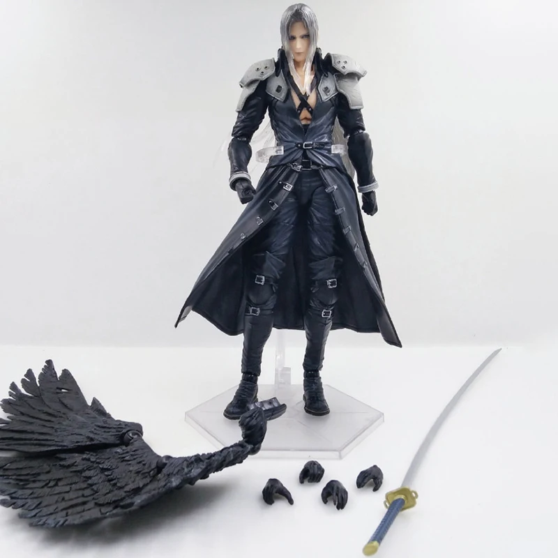 

Sephiroth Final Fantasy VII:Advent Children Action Figure 26cm PVC Play Arts Collection Doll Movable PA Collectible Model Toys