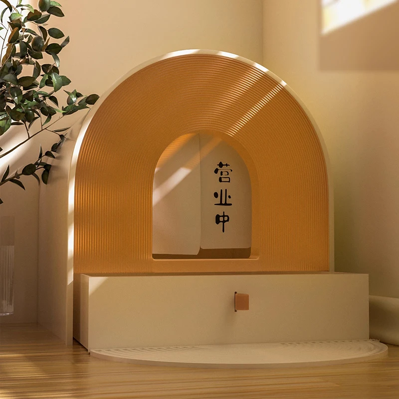 

Closed Dryer Box Products House Sand Portable Cats Toilet Enclosure Villa Tray Bed Maison De Toilette Pour Chat Pets Products