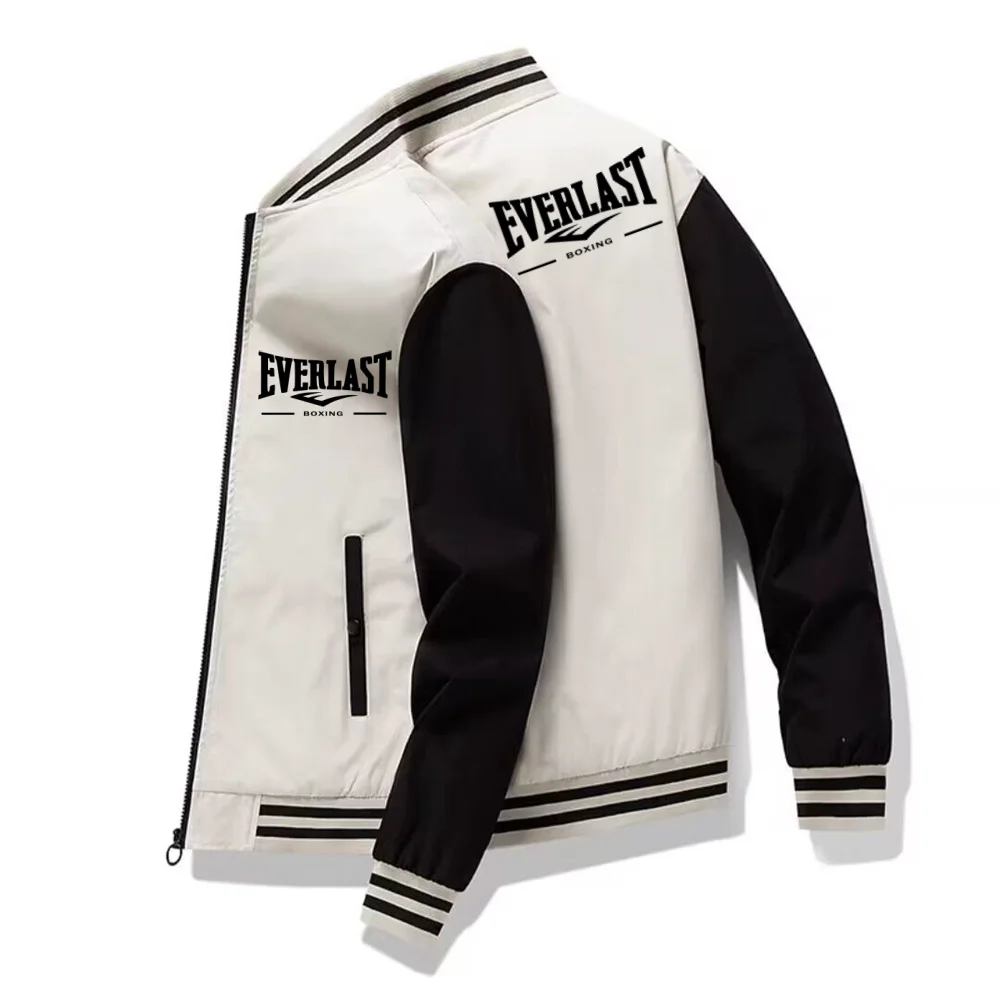 Blouson de baseball classique pour homme Printemps/Été 2026 – Veste décontractée à col montant style bomber léger