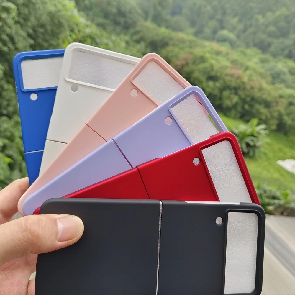 

Candy Color Case for Samsung Z Flip4 Case Ultra Thin Hard PC Cover All-inclusive Shockproof Shell for Galaxy Z Flip 4 Case