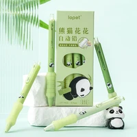 4 Pcs/Set Kawaii Panda Automatic Pencil Cute 0.5mm Black Lead Soft Touch Writing Mechanical Pencils Student School Stationery 2