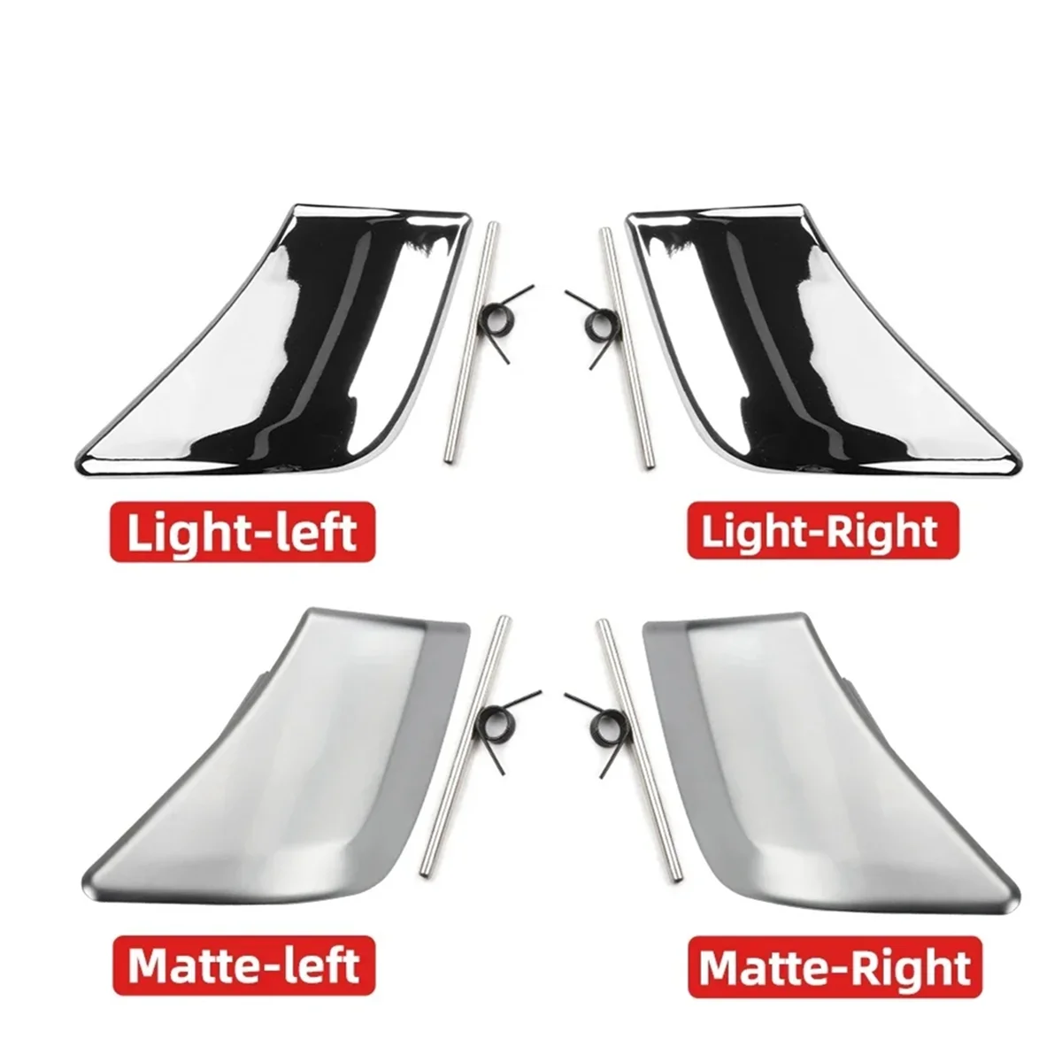 1Pair Front Seat Adjust Lock Backrest Handle Switch Chrome for Mercedes-Benz W204 W207 C204 A2079108506 A2079108606 B
