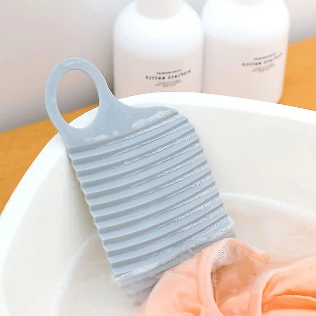Hand-held Mini Washboard Plastic Washboard Laundry and Scrubbing Clothes Suitable for Home Travel Outdoor