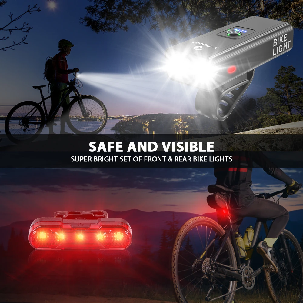 Usb Headlight Bicycle | Bicycle Front Light Bicycle Light Usb -