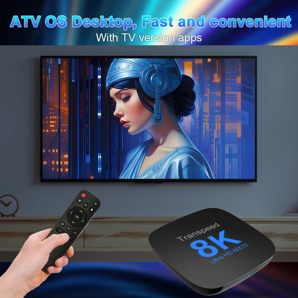 ★FAST LIFE android TV★ Tv Box Android Android TV Box 2025, Android 13.0 TV Box 4GB