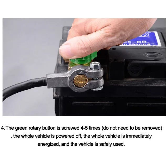 1pc Universal-Autobatterie schalter Batterieklemmen-Verbindungs schalter  Schnell abschaltung Trenn schutz Autobatterie-Ausschalt schalter -  AliExpress
