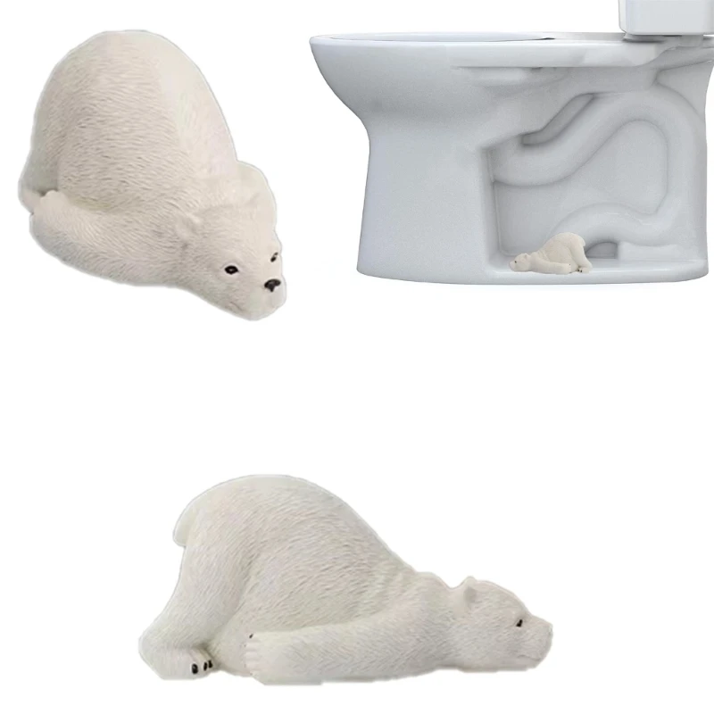 

Fun & Toilet Caps Unique & Charmings Bathroom Upgrades Bear Theme Toilet Caps Simple Installation Resins