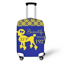 FORUDESIGNS Sigma Gamma Rho Luggage Suitcase Protector Vintage Style Designs Travel Luggage Covers Utility Gadget Going