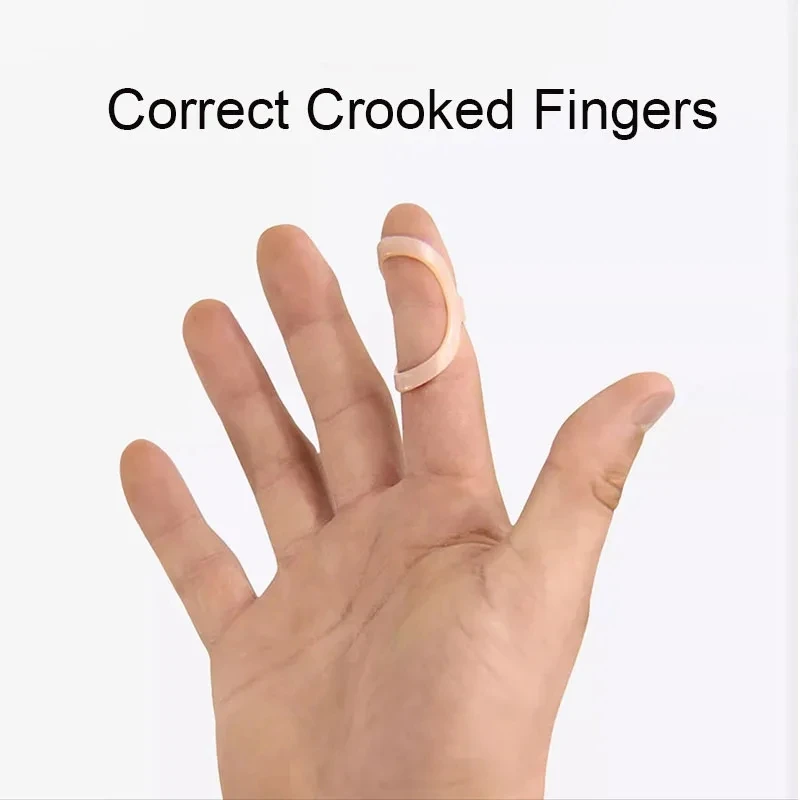 3Pcs Finger Splint Fixed Ring Adjustable Broken Finger Joint Stabilizer Finger Splint Bracket Protector Straightening Arthritis 5