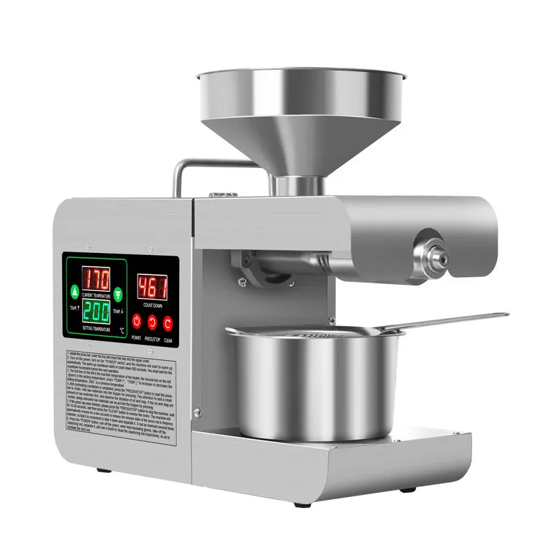 X8S Oil Presser Intelligent Stainless Steel 220V/110V Automatic Hot And Cold Oil Press For Peanut And Sesame Oil Press Machine 2