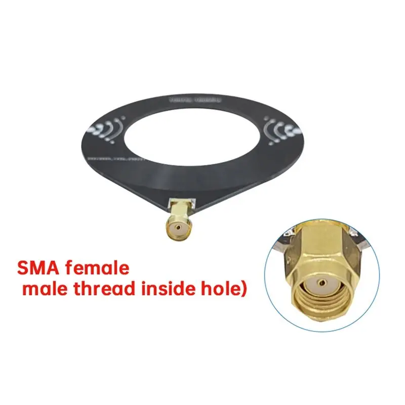 M67K-휴대용 도넛 SDR 안테나 실내 라디오 안테나 WB 안테나 10Khz-180Mhz 라디오 워키 토키 SDR용 SMA 루프 안테나