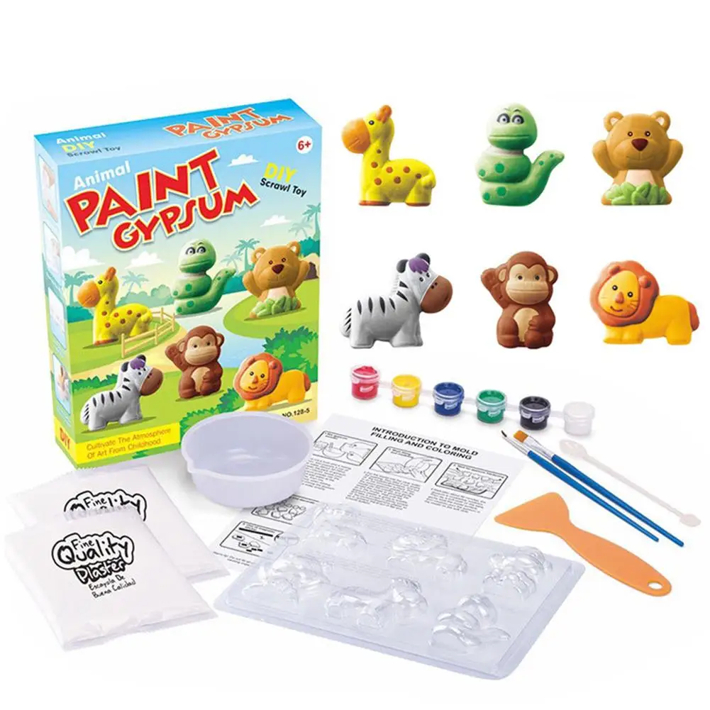 Gypsum Painting Kit, Arts And Crafts For Kids Ages 3-5 6-8 8-12