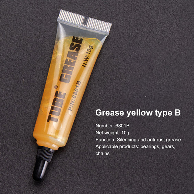 10g Lubricant Food Grade Silicone Grease Lube Multi-purpose for Printer Bike Chain Bearing Aquarium O-Ring Gears Maintenance