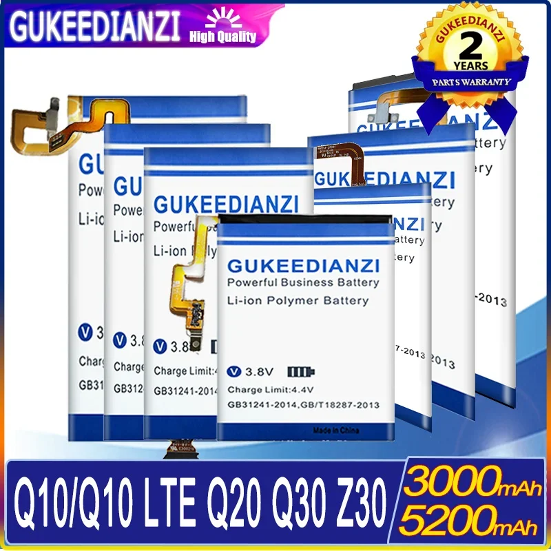 Batteria Di Alta Qualità Per Blackberry Priv/Q20 Classic/Z30/Keytwo Key2/Passport 4G Q30/Keyone Q10 Lte Q10Lte