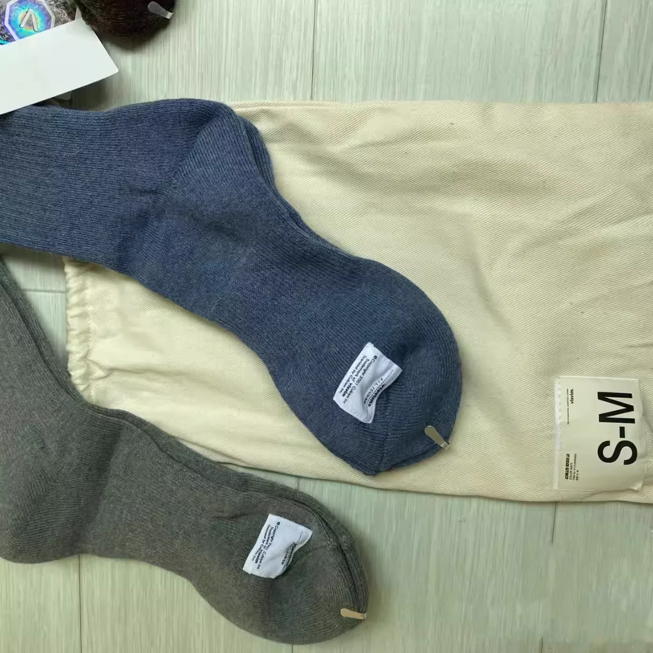 VISVIM pure cotton stockings, one size fits all, four colors