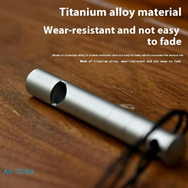 Titanium Alloy Survival Whistle 4
