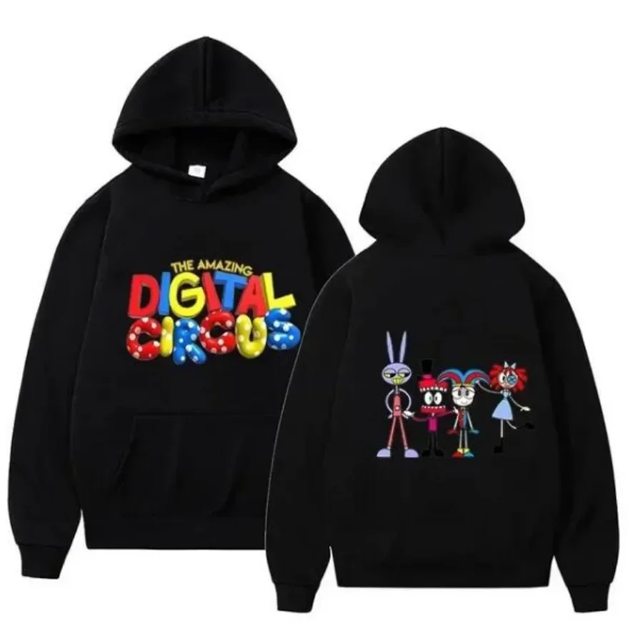 

Anime The Amazing Digital Circus Merch Oversized Women/Men Hoodie Sweatshirt Streetwear Hip Hop Pullover Hooded Jacket Outerwear
