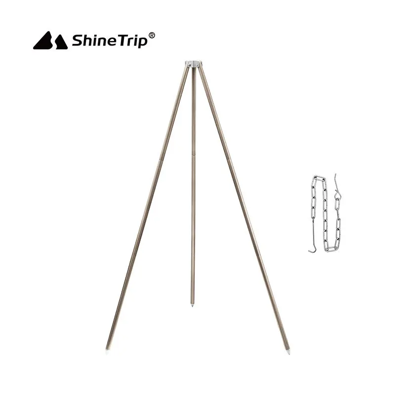 

Camping Picnic Cooking Tripod Fire Hanging Pot Outdoor Campfire Cooking Utensils Picnic Cooking Utensils Barbecue Camping Tools