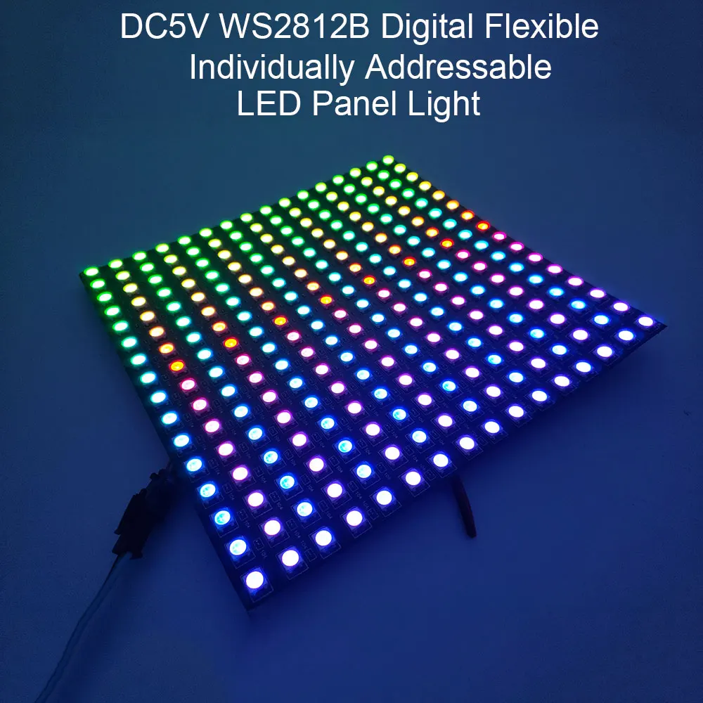 PANNELLO MATRICE LED WS2812B RGB 8x32 Pixel Digitale Flessibile Matrice