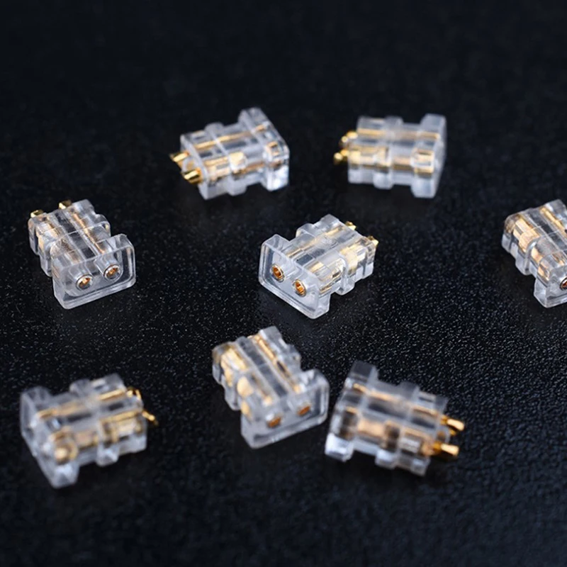 Audio Cable Earphone Cable DAC 2 pcs 0.78 double pin 1964 socket female diy high-end headphone cable accessories pin plug