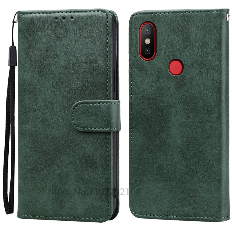 Leather Flip Wallet Case - Classic Design