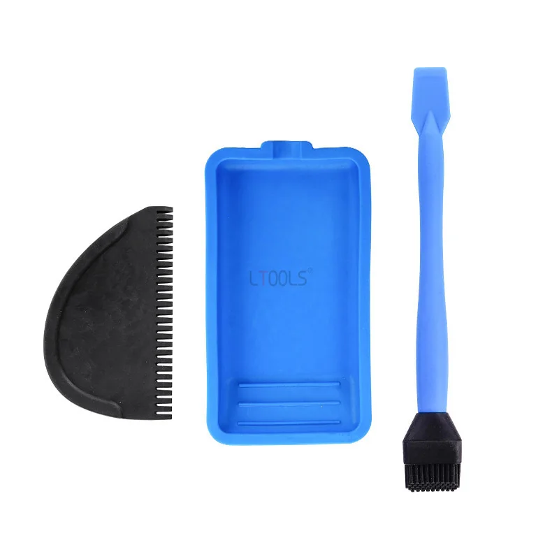Woodworker Glue Auxiliary Tool Set Durable Easy Handle Silicone Bowl ...