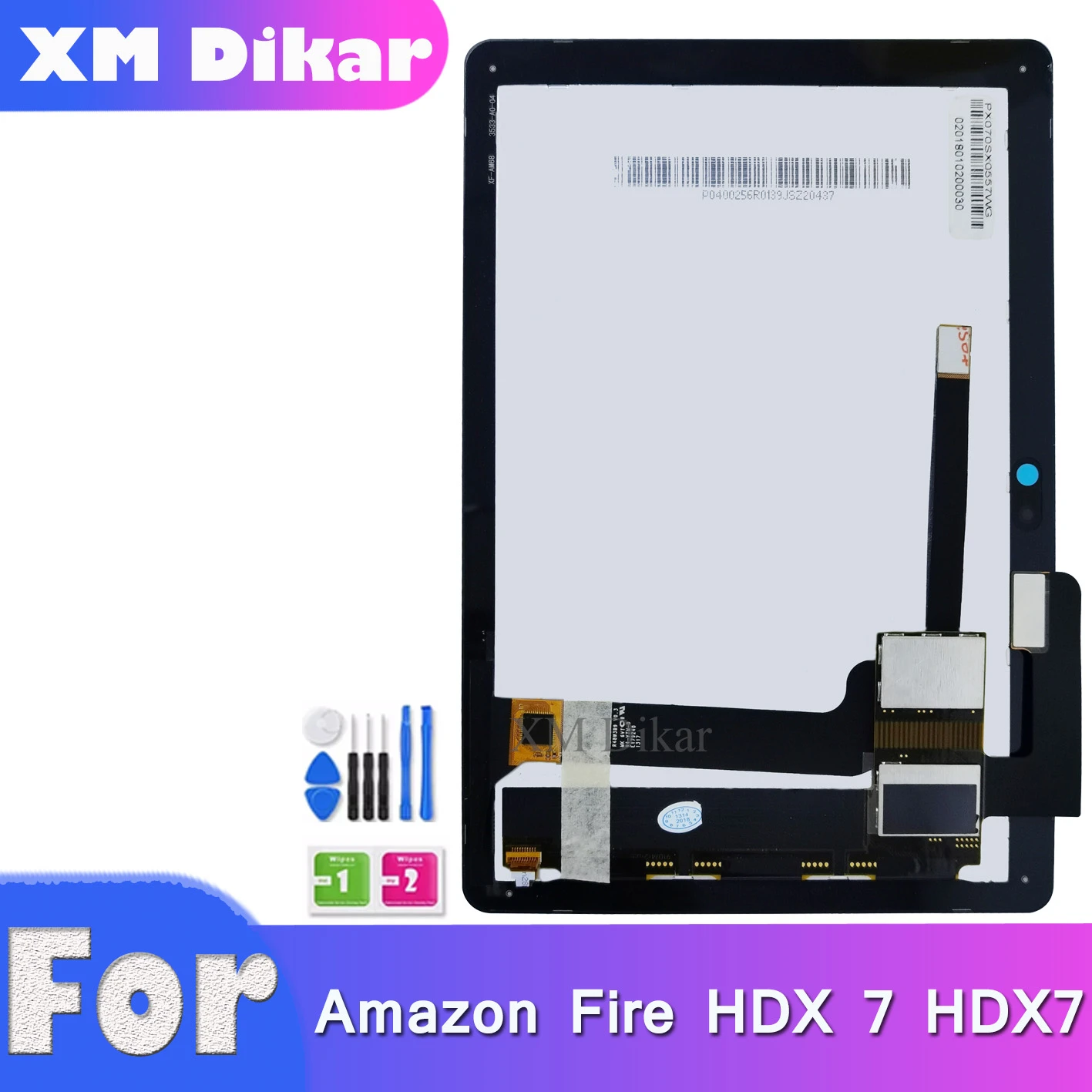 Micro USB Charging Port Dock Connector For Amazon Kindle Fire HDX 7 - Model C9R6QM (Black)