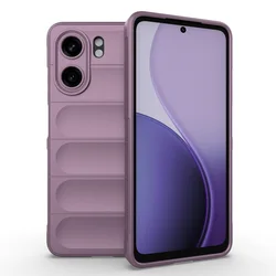 Airbag Anti - Drop Shockproof Armor Heavy Duty Protective Case for OPPO A3 Pro 4G (Purple)