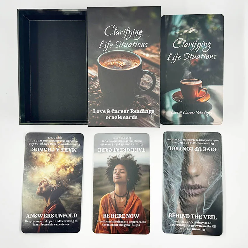 12x7 cm 80Pcs  Clarifying Life Situations Love&Career Readings  Oracle Deck Card Games No Manual 2
