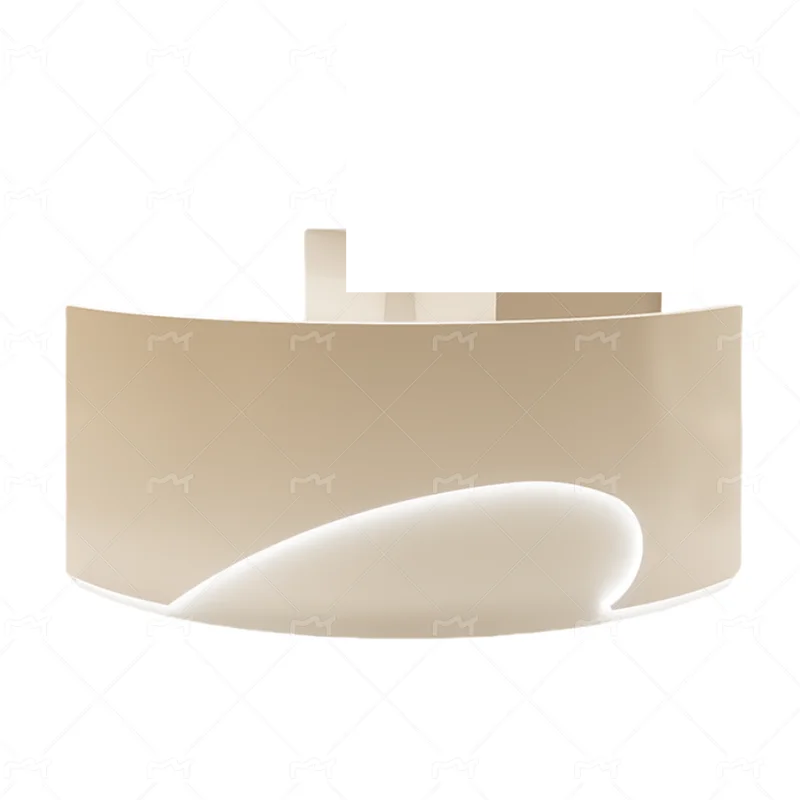 Modern Reception Desk Beauty Salon Church Display Podium Stand Design Size Mostrador Negocio