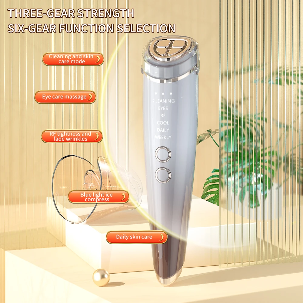 RF & EMS Beauty Instrument High Frequency Lifting Machine for Facial Lifting and Eyes Tightening Face Massager Home Appliance