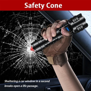 Rechargeable LED Flashlights High Lumens Tactical Flashlights Super Bright High Powered Flash Light for Emergencies, Camping 3